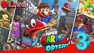Super Mario Odyssey Live Game-Play 3 | Nintendo Switch |