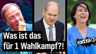 Bundestagswahl 2021: Die schlimmsten Seiten des Wahlkampfs | extra 3 | NDR