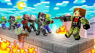 GERÇEK HAYAT ZOMBİLERİN GİZLİ SIĞINAĞI - Minecraft