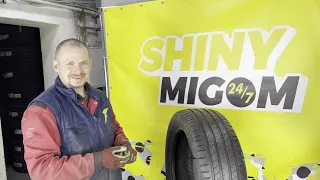 Шумоизоляция Шумофф  для шин, установка в шины Michelin.