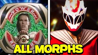 All Power Rangers MORPHS ⚡ (Mighty Morphin - Cosmic Fury Morphing Sequence)