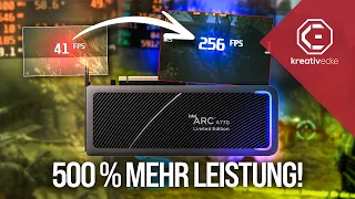 Kein WITZ: Über 500% mehr FPS mit neuem Treiber für Intel Arc! Aber... Intel Arc 2 Jahre später!