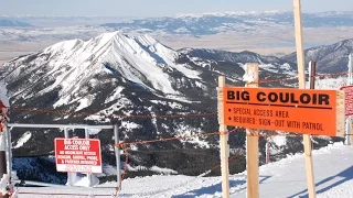 Accident skiing down the Big Couloir at Big Sky