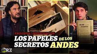 PROGRAMA 88: LOS PAPELES SECRETOS DE LOS ANDES. Documentos, cartas, material fotográfico...