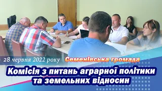 Засідання земельної комісії Семенівської селищної ради 28.06.2022