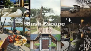 Getaway Vlog : Quick Baecation | Sunset Game Drive | Luxury Safari Suite | South African YouTuber