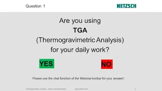 Introduction to Thermogravimetric Analysis (TGA)