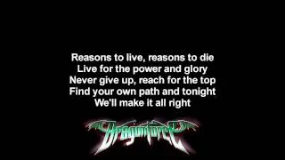 DragonForce - Power And Glory | Lyrics on screen | Full HD