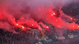 Tifos, Atmosphere & Celebrations - Celtic 2 - 1 Hibs / League Cup Final 19 December 2021