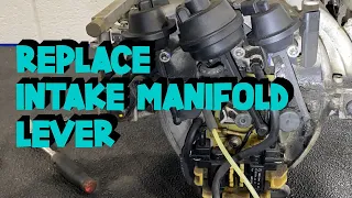 HOW TO INSTALL INTAKE MANIFOLD LEVER MERCEDES BENZ