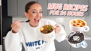 ONLY Eating MUG Foods For 24 HOURS!!