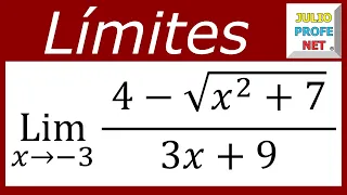 LÍMITES ALGEBRAICOS - Ejercicio 13