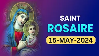 Saint Rosaire 🙏🏻 Mercredi🙏🏻May 15, 2024🙏🏻 Mystères Glorieux du Saint Rosaire 🙏🏻 French Rosary