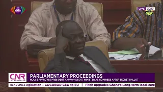 Parliament approves President Akufo-Addo's ministerial nominees after secret ballot | Citi Newsroom