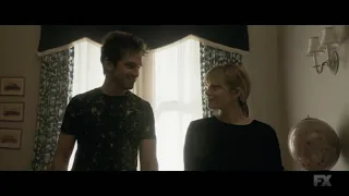 LEGION---DAVID AND SYDNEY HAVE THERE LAST CONVERSATION EVER. STANDING OVER LITTLE BABY DAVID---HD