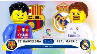 LEGO FC Barcelona 1 - 1 Real Madrid LaLiga 2016 / 2017