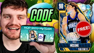 FREE GALAXY OPAL EASTER LOCKER CODE TOP REWARD!! Guaranteed Diamond in NBA 2k24 MyTEAM!!