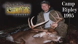 Big 8 point BUCK Bow hunting Camp Ripley MN Huge 8 point Archery hunt