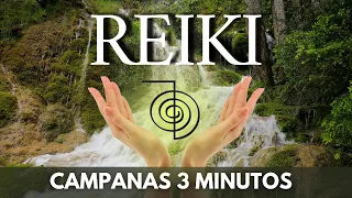 Powerful Reiki Music: Bells Every 3 Minutes - Healing Body, Mind, Emotions
