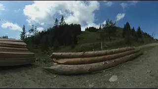 Superhuman StrongmanFranz Muellner of Austria Training Outside