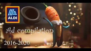 almost every single Aldi Kevin the carrot Christmas tv advert (2016-2020)