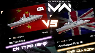 CN Type 054B vs HMS Glasgow | Modern Warships