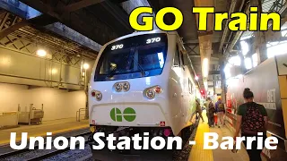 4K GO Train Ride From Union Station To Barrie (Allandale Waterfront GO) (Duration 1h 32min)