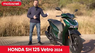 🛵 Honda SH125i Vetro 2024 / La referencia entre los "rueda alta" / Prueba / Review 4K / motos.net