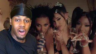 ARIANA GRANDE - 34 + 35 REMIX FT. DOJA CAT & MEGAN THEE STALLION (REACTION)