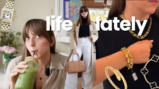 Life Lately (ep 1): Spring Work Outfit Ideas, Cartier & Tiffany Shopping, Luxury Jewelry Wishlist