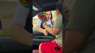 Mom & dad steal sons giant lollipop😱 #shorts