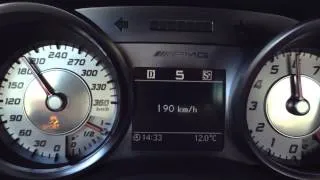 Mercedes-Benz SLS AMG Stage 1 (625HP) Acceleration 0-275 KM/H