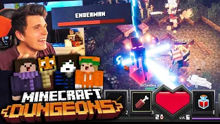 Wir KÄMPFEN gegen den ENDERMAN! | Minecraft Dungeons #02