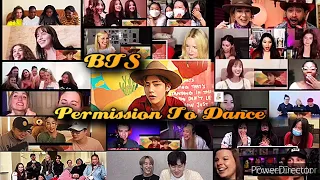 BTS (방탄소년단) - Permission to Dance MV reaction mashup