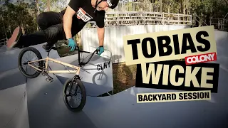 Tobias Wicke - Backyard Session -  Colony BMX