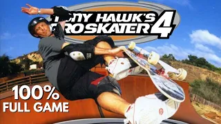TONY HAWK'S PRO SKATER 4 | 100% Full Game Walkthrough | PC Gameplay