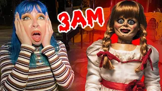 WE BOUGHT A HAUNTED ANNABELLE DOLL OFF THE DARK WEB AT 3AM... (SCARY)