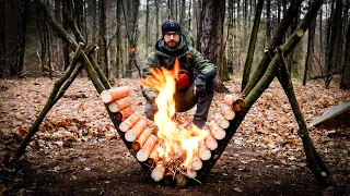 Samodokładające ognisko - ciepło na całą noc?