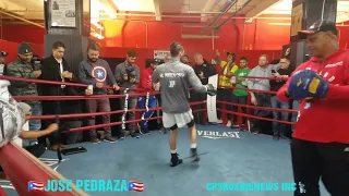 Jose pedraza(Media Workout) Vasyl Lomachenko.