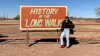 The long walk of the Navajo.. Bosque Redondo Memorial.. FT Sumner, NM