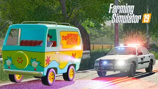 SCOOBY-DOO GETS PULLED OVER BY THE POLICE (FUNNIEST POLICE CHASE EVER) | FS19