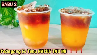 Resep Es Sari Tebu kopi jeruk,pedagang Wajib Jual Es Sari Tebu ini