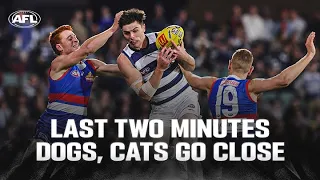 Last Two Minutes: Western Bulldogs v Geelong | Round 4, 2024 | AFL