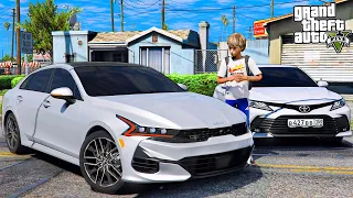 ОБМЕНЯЛ ОПЕРСКУЮ TOYOTA CAMRY 3.5 НА KIA K5 GT! ШАШКИ НА КИА К5! ОПЕРСКАЯ ЕЗДА В GTA 5🌊ВОТЕР