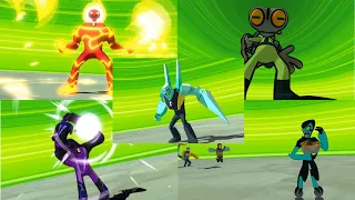 BEN 10 - COMPLETE ULTIMATE ATTACKS & Transformations | Cartoon Network Ben 10 Video Game PC