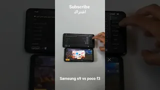 samsung galaxy s9 vs poco f3 pubg test snap 870 vs exynos 9810