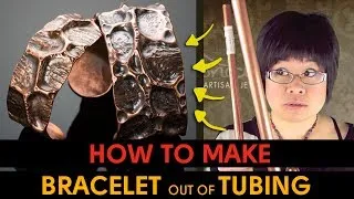 How to Make Bracelet out of Copper Pipe Tubing - WATCH & LEARN #2