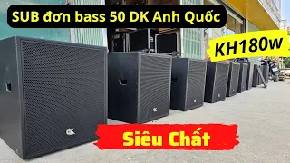 Sub hơi bass 50 DK - KH180W bãi xịn đời rất cao,đánh cực sâu và uy lực| 0965.345.292