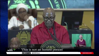 EFF MP Mzwanele Manyi calls the house "thugs" during debate for Public Protector's appointment