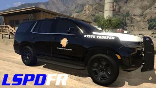 GTA V PC - Police Simulator - LSPDFR - TX DPS 2021 Tahoe